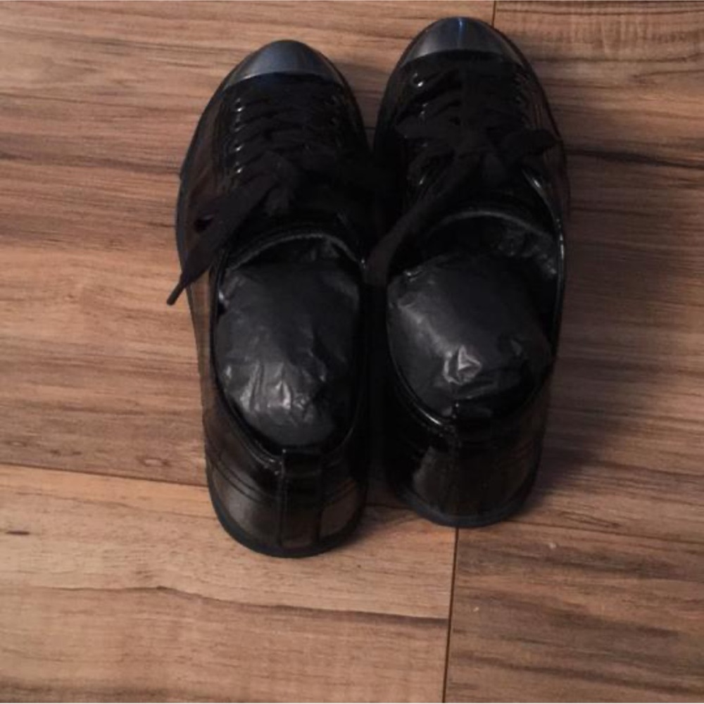 Prada Patent Leather metal toe sneakers - Picture 3 of 9